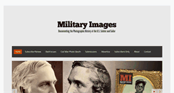 Desktop Screenshot of militaryimagesmagazine.com