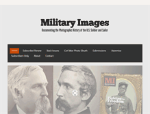 Tablet Screenshot of militaryimagesmagazine.com